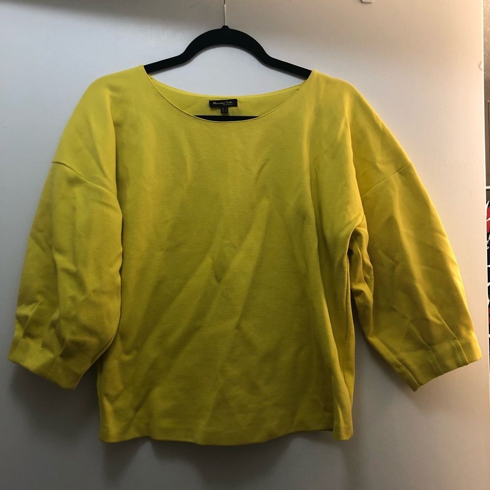 Bright Massimo Dutti top